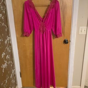Vintage fuchsia slip dress